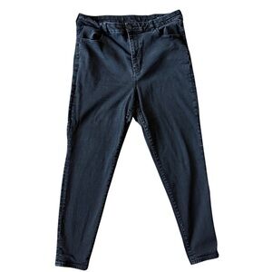 American Eagle, Next Level Stretch, Curvy Hi-Rise Jegging, Size 18, Black